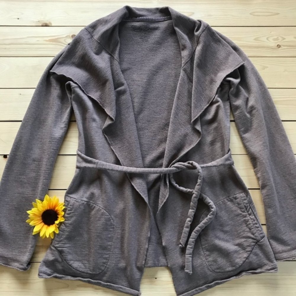 Lucky Brand Long Sleeve Wrap Sweater